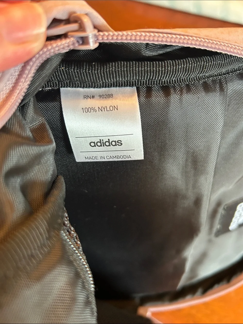 Adidas Backpack, Lilac, Laptop Slot, Pockets - Picture 9 of 9